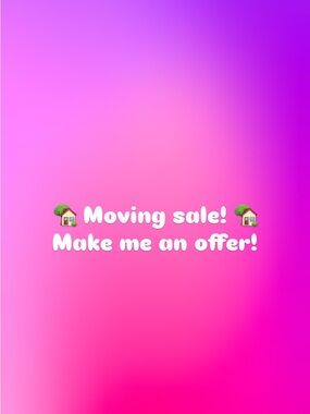 Moving Sale!